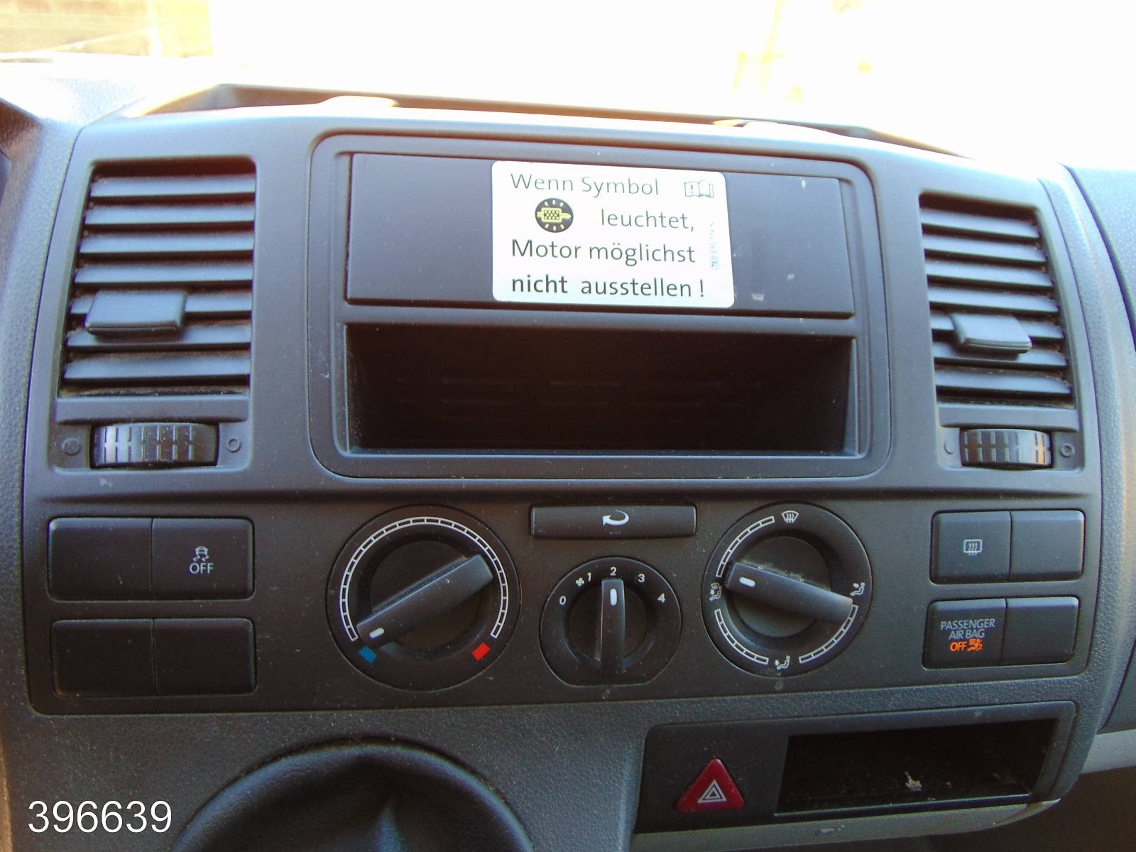 VW T5 Transporter 2.0 TDI 2x Schiebetür-3 Sitzer, Interne Nummer: 396639 Bild Nr. 6